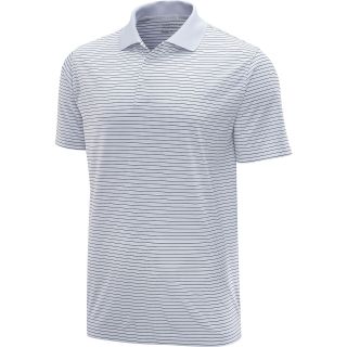 NIKE Mens Victory Stripe Short Sleeve Golf Polo   Size: Medium, White