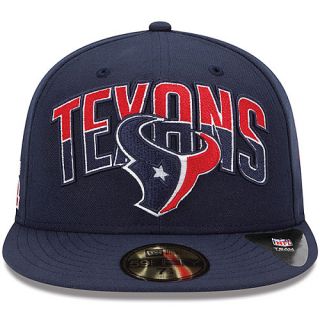 NEW ERA Mens Houston Texans Draft 59FIFTY Fitted Cap   Size: 7.5, Navy