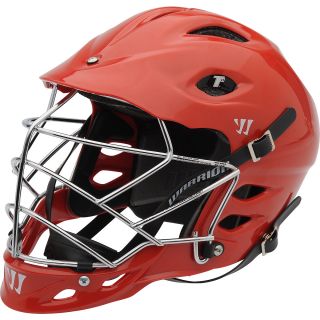 WARRIOR Mens TII Lacrosse Helmet, Red