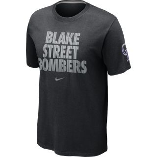 NIKE Mens Colorado Rockies 2014 Blake Street Bombers Local Short Sleeve T 