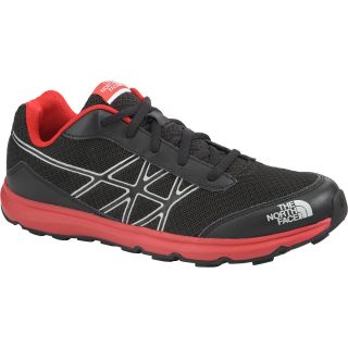 THE NORTH FACE Boys Ultra Running Shoes   Size 3.5, Black/red