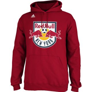 adidas Mens New York Red Bulls Logo Pullover Hoody   Size: Xl, Red