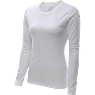 ASICS Womens Core Long Sleeve Top   Size Small, White