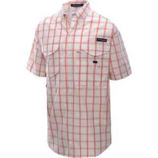COLUMBIA Mens Super Bonehead Classic Short Sleeve Shirt   Size: Medium, Peach