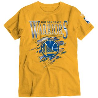 adidas Youth Golden State Warriors Retro Short Sleeve T Shirt   Size: Small,