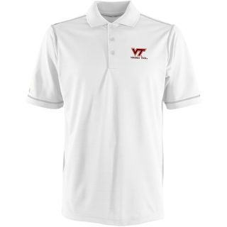 Antigua Virginia Tech Hokies Mens Icon Polo   Size: Large, White/silver (ANT
