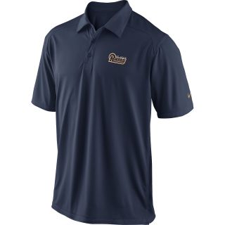 NIKE Mens St. Louis Rams Dri FIT FB Coaches Polo   Size: Large, College