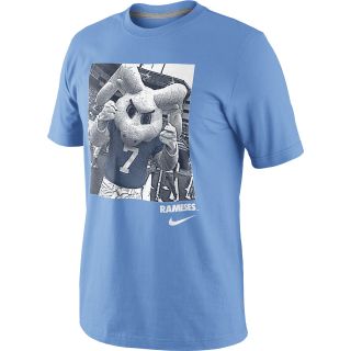 NIKE Mens North Carolina Tar Heels Mascot Photo Short Sleeve T Shirt   Size: