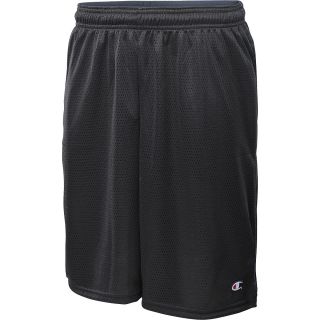 CHAMPION Mens Mesh Shorts with Pockets   Size: Medium, Black