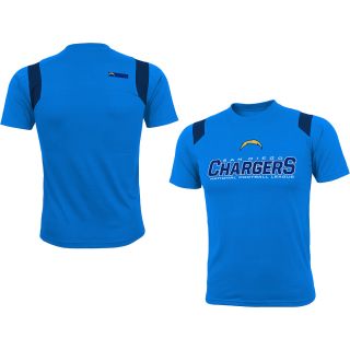 NFL Team Apparel Youth San Diego Chargers Wordmark Short Sleeve T Shirt   Size: