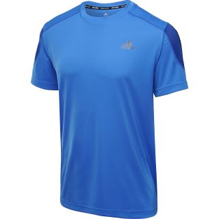 adidas Mens Climamax 2 Short Sleeve T Shirt   Size: Small, Blue