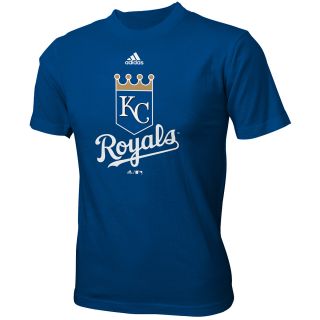 adidas Youth Kansas City Royals Team Logo Short Sleeve T Shirt   Size: Medium,