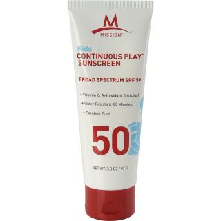 MISSION Athletecare Kids Continuous Play Sunscreen   SPF 50