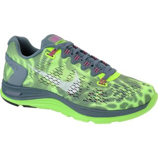 NIKE Womens Lunarglide+ 5 Running Shoes   Size: 9.5, Flash Lime/grey