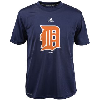 adidas Youth Detroit Tigers ClimaLite Team Logo Short Sleeve T Shirt   Size: