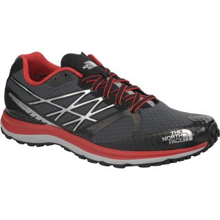 THE NORTH FACE Mens Ultra Trail Running Shoes   Size: 7, Grey/red