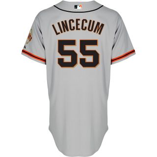 Majestic Athletic San Francisco Giants Tim Lincecum Authentic Cool Base Road