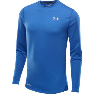 UNDER ARMOUR Mens ColdGear Fitted Crew Shirt   Size: Xl, Squadron/metal