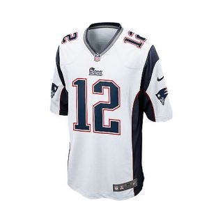 NIKE Mens New England Patriots Tom Brady Game White Jersey   Size: 2xl,