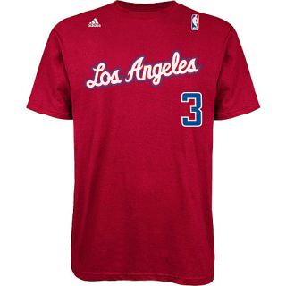 adidas Mens Los Angeles Clippers #3 Chris Paul Replica Short Sleeve T Shirt  