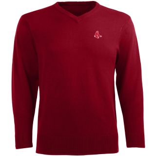 Antigua Mens Boston Red Sox Ambassador Knit V Neck Sweater   Size: Medium,