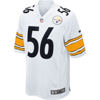 NIKE Mens Pittsburgh Steelers LaMarr Woodley Game White Jersey   Size: Small,