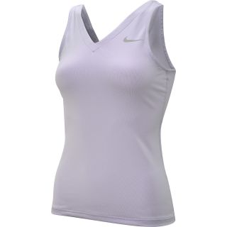 NIKE Womens Dri FIT V Back Tennis Tank   Size: XS/Extra Small, Violet/silver