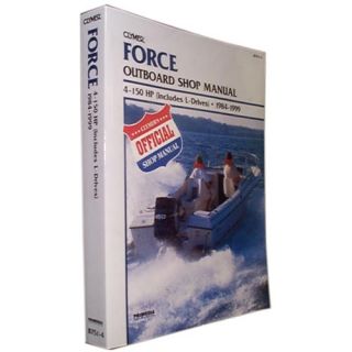 Clymer Force Outboard Shop Manual 4 150 HP Includes L Drives (1219751)