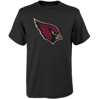 NFL Team Apparel Youth Arizona Cardinals Distressed Team Logo Short Sleeve T 