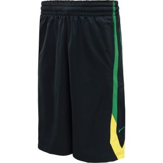 NIKE Mens Unified Basketball Shorts   Size: Large, Black/green Apple