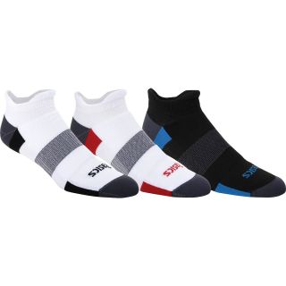 ASICS Intensity Low Cut Socks   3 Pack   Size: Large, White/black/red