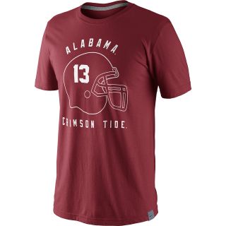 NIKE Mens Alabama Crimson Tide Vault Helmet T Shirt   Size: Medium, Crimson