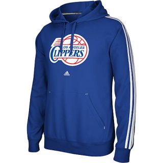 adidas Mens Los Angeles Clippers Primary Logo 3 Stripe Hoody   Size: Large,