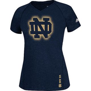 adidas Womens Notre Dame Fighting Irish ClimaLite Sideline Edge Short Sleeve T 