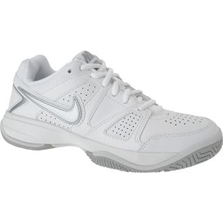 NIKE Womens City Court VII Tennis Shoes   Size: 9, White/silver