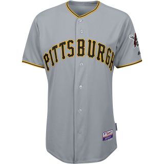 Majestic Athletic Pittsburgh Pirates Blank Authentic Road Cool Base Jersey  