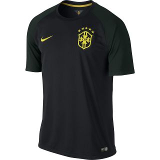 NIKE Mens Brasil 3rd Stadium Soccer Jersey   Size: Xl, Black/spruce