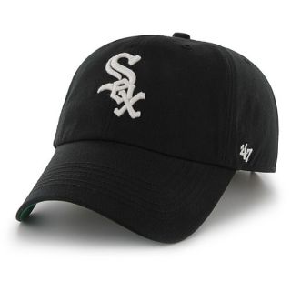 47 BRAND Mens Chicago White Sox Bergen Leather Strap Adjustable Cap   Size: