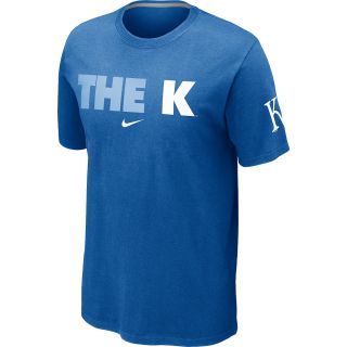 NIKE Mens Kansas City Royals The K Local Short Sleeve T Shirt 12   Size: