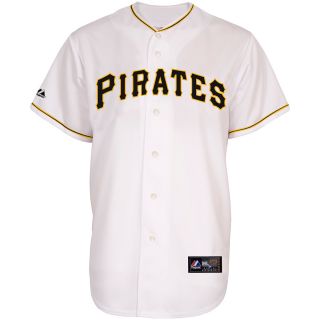 Majestic Athletic Pittsburgh Pirates Blank Replica Home Jersey   Size: XXL/2XL,
