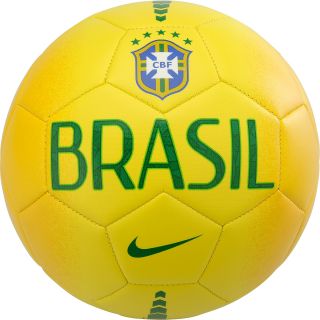 NIKE Brasil Prestige Soccer Ball   Size: 5, Gold/yellow