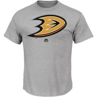 MAJESTIC ATHLETIC Mens Anaheim Ducks Official Logo Short Sleeve T Shirt   Size: