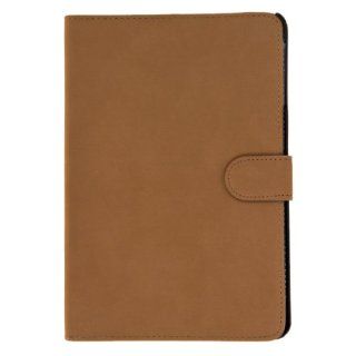 Camel Leather Sleep/Wake Display Flip Case Stand Cover for IPad Mini: Computers & Accessories