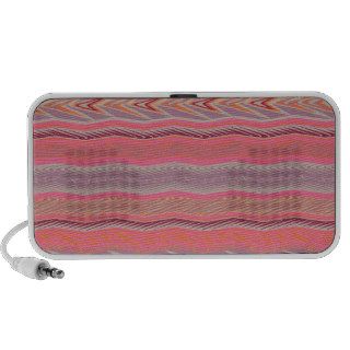 Girly Pink Orange Bohemian Style Aztec Pattern Mini Speaker