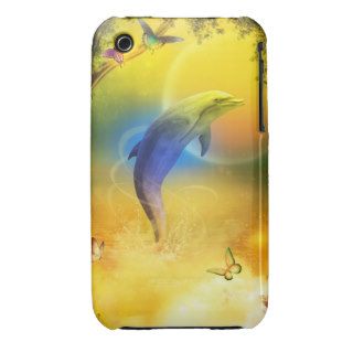 Colorful Dolphin Case Mate iPhone 3 Case