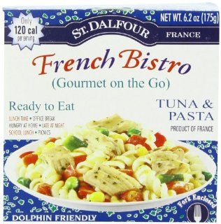 St. Dalfour Gourmet On The Go, Ready to Eat Tuna & Pasta, 6.2 Ounce Tins (Pack of 6) : Packaged Tuna Fish : Grocery & Gourmet Food