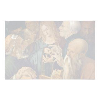 Jesus Among the Doctors by Albrecht Durer Stationery