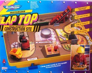 Micro Machines Motorized Laptop Construction Site: Toys & Games