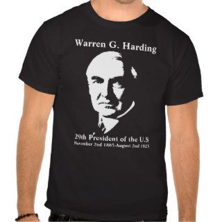 WARREN G HARDING SHIRTS