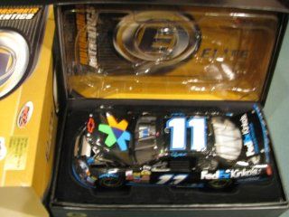 Top of the Line Action RCCA Elite Diecast Denny Hamlin #11 Raced Win Version Car 23 July 2006 Long Pond PA Pocono Fedex Kinkos 1/24 Scale Hood Trunk Open Motorsports Authentics (AKA Action Racing) Only 299 Produced Rookie Year 2nd Win Yellow Rookie Stripes